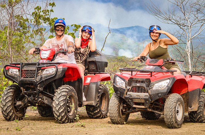 ATV and Zipline Combo Tour from Tamarindo or Conchal or Riu Hotel - The return ride, water, and pineapple