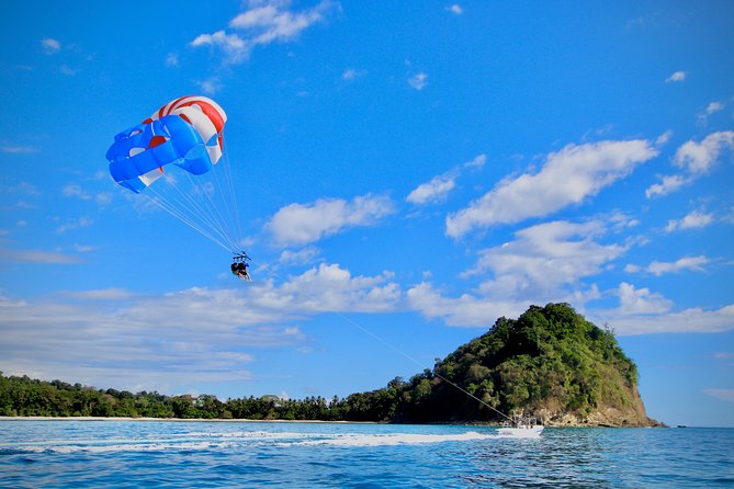 Boat Parasailing with Aguas Azules - Manuel Antonio from the air
