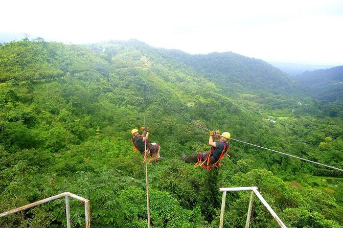 Canopy Tour with Superman and Tarzan Swing in La Fortuna - Nine or ten cables across 1,045 meters