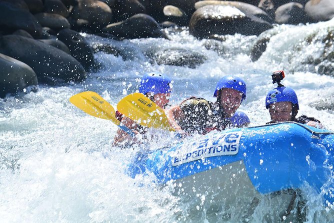 Full Day Class II-III Rafting and Canyoning Rappelling from La Fortuna-Arenal - Rappelling beside waterfalls and through the canyon