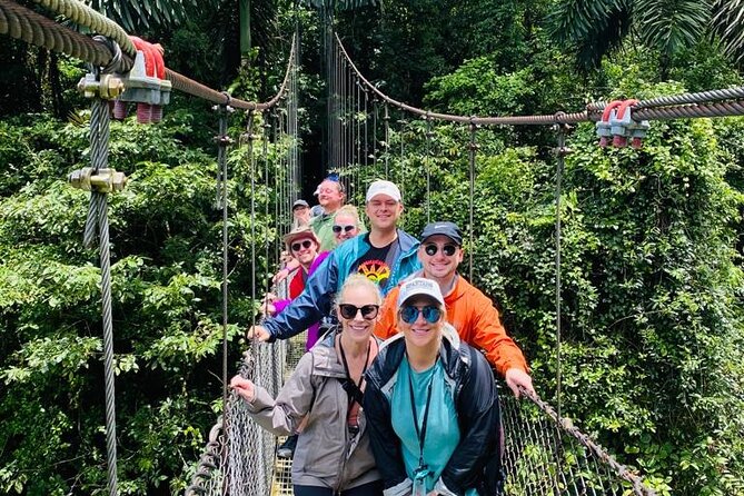 Half-Day Tour with Hanging Bridges and La Fortuna Waterfall - Three hours among the Arenal Hanging Bridges