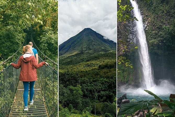 Hanging Bridges, Volcano Hike and La Fortuna Waterfall - Key points to know before booking