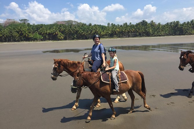 Horseback riding through the beaches of Esterillos near Jaco - The ride begins at CR Beach Barn in Esterillos Este