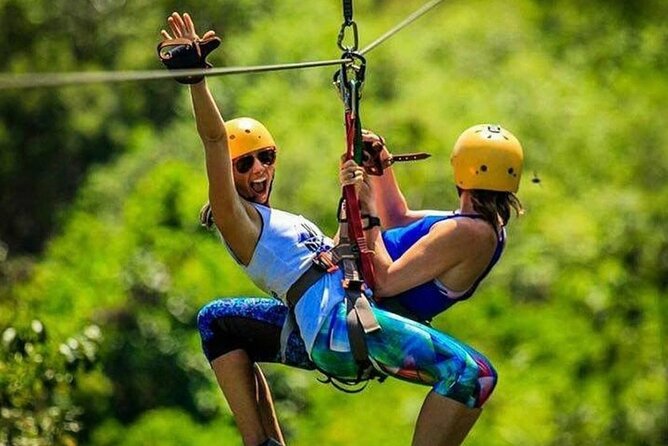 Jaco Jungle Zipline & Waterfall Tractor Tour - Safety training before the first line