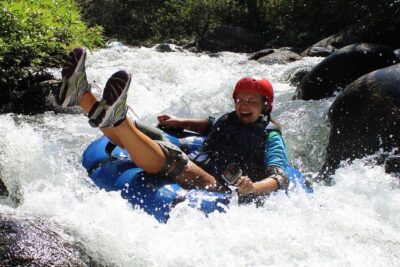La Leona Waterfall Hike and River Tubing