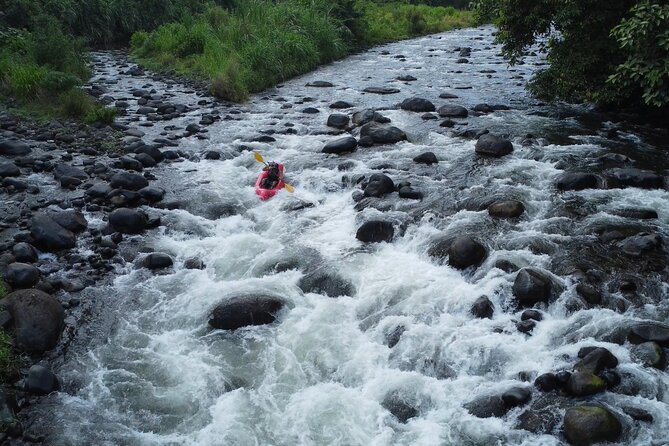 Packraft in Rio Tres Amigos - Quiet pools, swimming, and a tropical fruit break