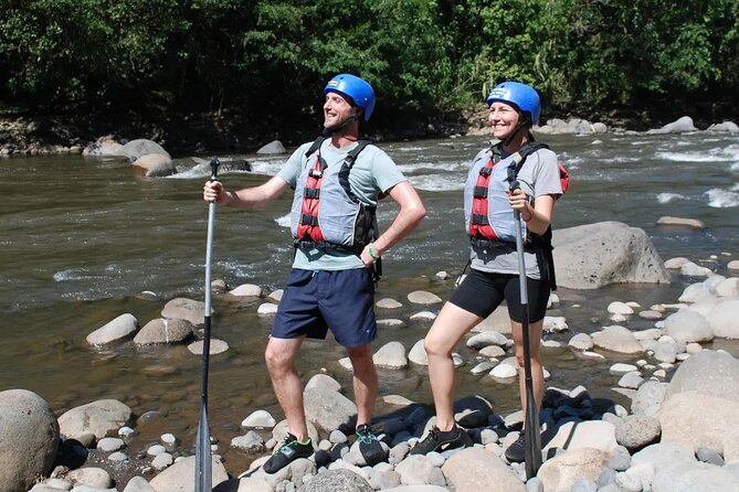 Rafting Sarapiqui River Class II-III Costa Rica - The safety briefing and first practice