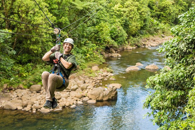 Rainforest Zip-Line Adventure – Braulio Carrillo, Costa Rica - The walk to the first platform