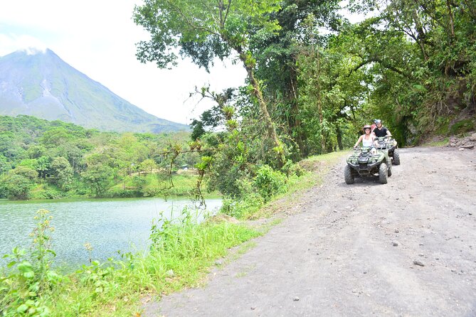 The Discovery Adventures ATV Guided Experience in La Fortuna, Arenal Volcano - Through forest, mud, and river crossings