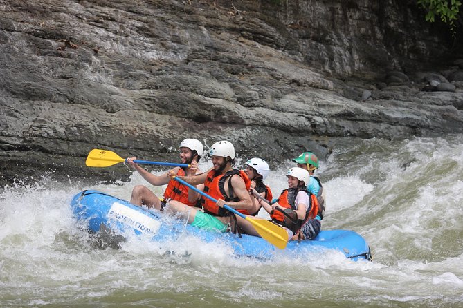 Whitewater Rafting Savegre River Class II & III + Waterfall Break - From Quepos into the mountain river